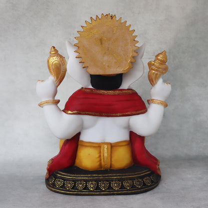 Ganesha Sitting On Round Base by Satgurus