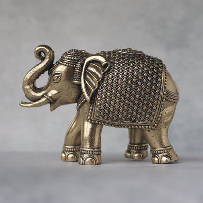 Ashtadhatu Elephant Showpiece by Satgurus