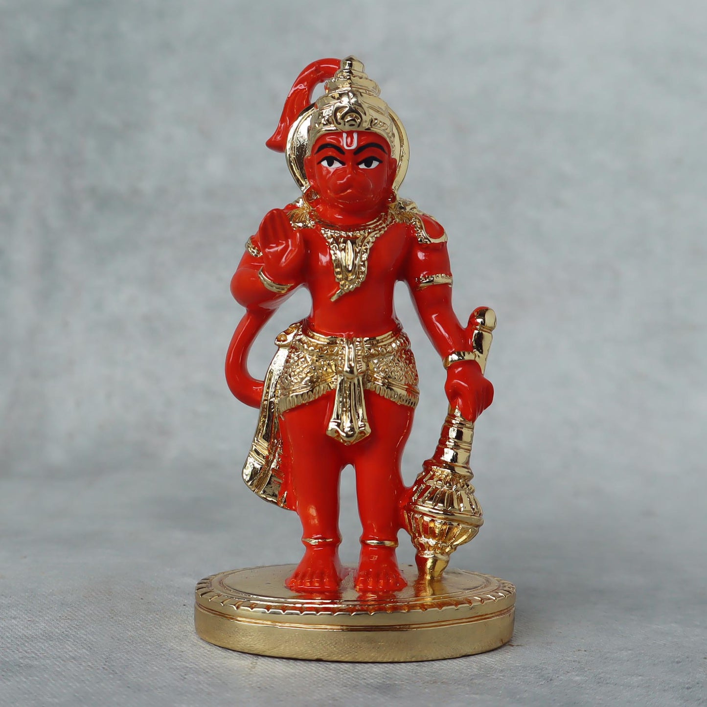 Lord Hanuman With Gold Plated by Satgurus