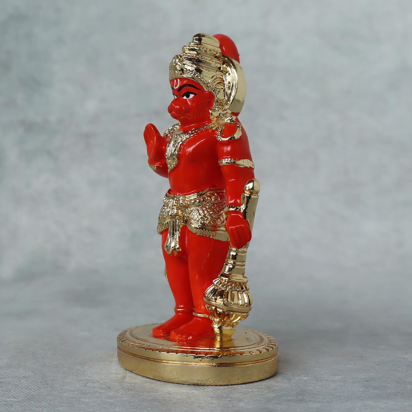 Lord Hanuman With Gold Plated by Satgurus