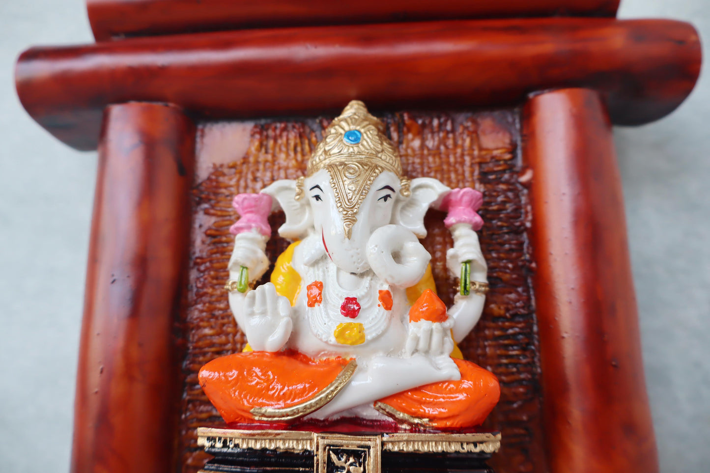 Bamboo Design Ganesha Wall Hanging by Satgurus