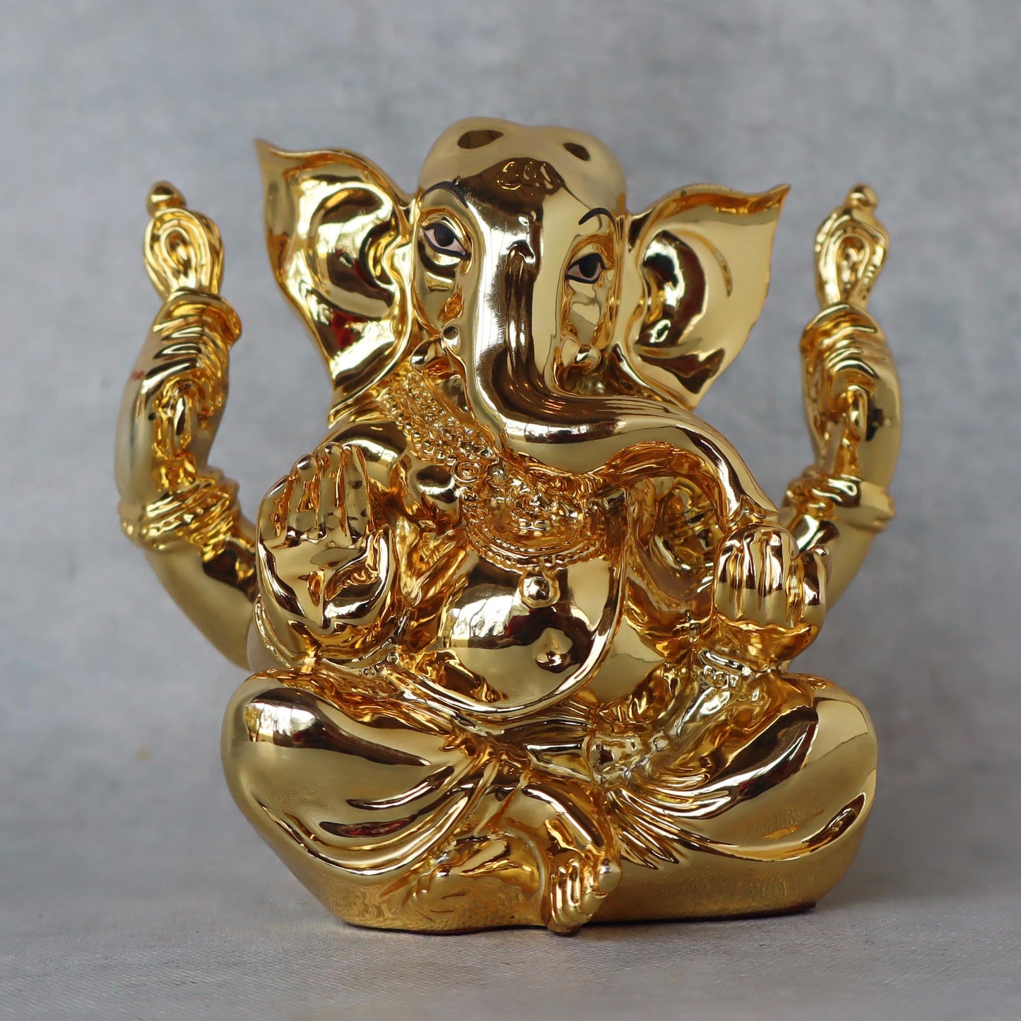 Appu Ganesh In Gold Finish by Satgurus