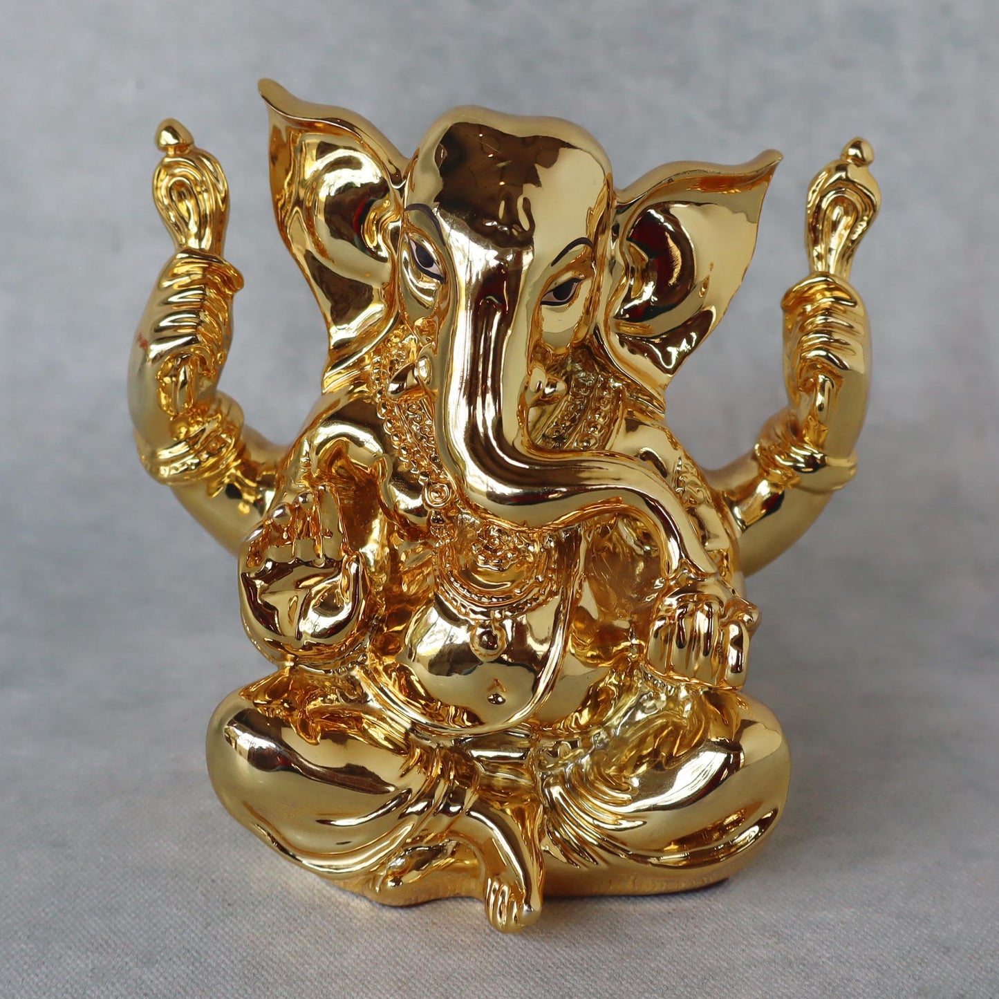 Appu Ganesh In Gold Finish by Satgurus