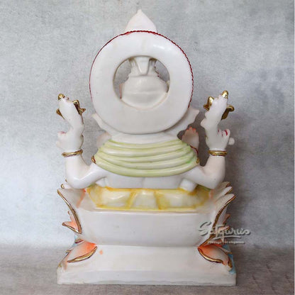Marble Dust Base Ganesha By Satguru's