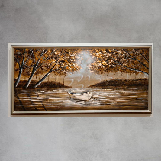 Whispers of Autumn Metal Wall Art By Satguru's