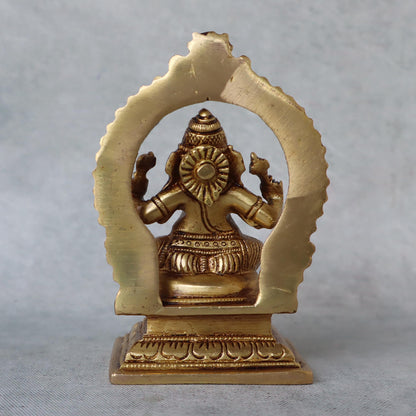 Ganesha on Singhasan by Satgurus