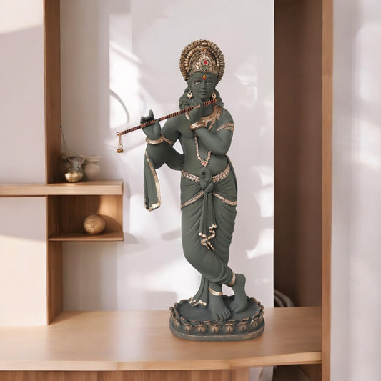 Dvarkapati Lord Krishna / Crocodile Green by Satgurus