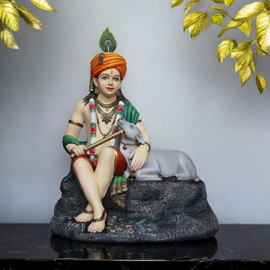 Shri Krishna with Cow by Satgurus
