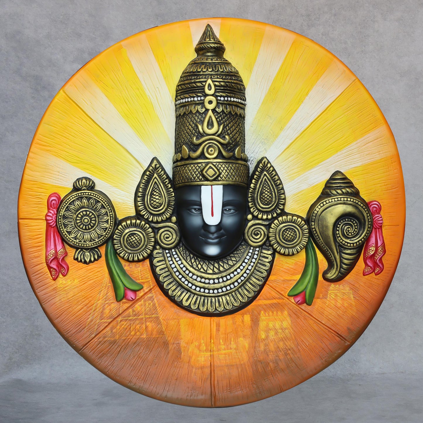 Balaji Round Wall Art by Satgurus