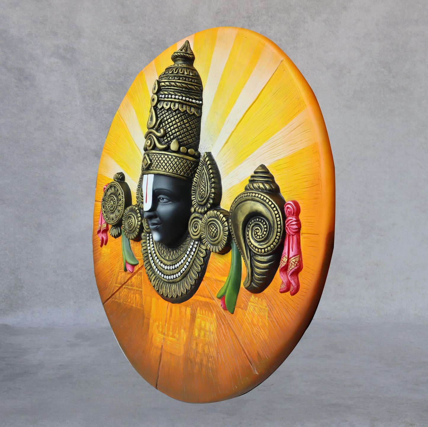 Balaji Round Wall Art by Satgurus