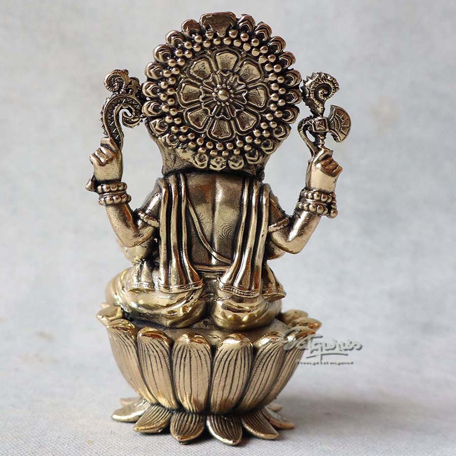 Lotus Ganesha (Small ) By Satguru's