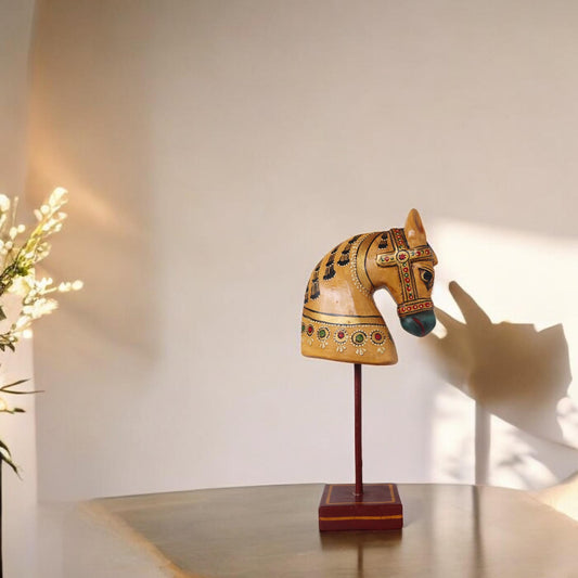 Horse Bust On Stand by Satgurus