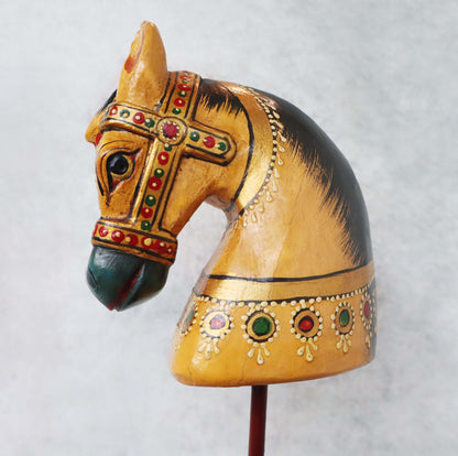 Horse Bust On Stand by Satgurus