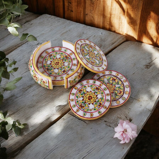 Colourful Coaster Set by Satgurus