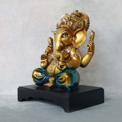 Antique Finish Ganesha Idol by Satgurus