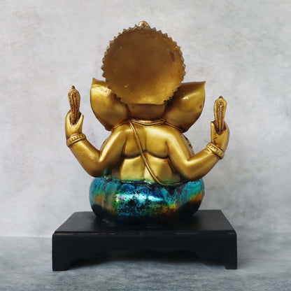Antique Finish Ganesha Idol by Satgurus