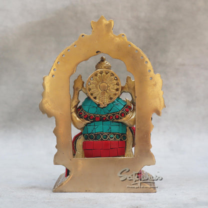 Ganesha With Stone Work by Satgurus