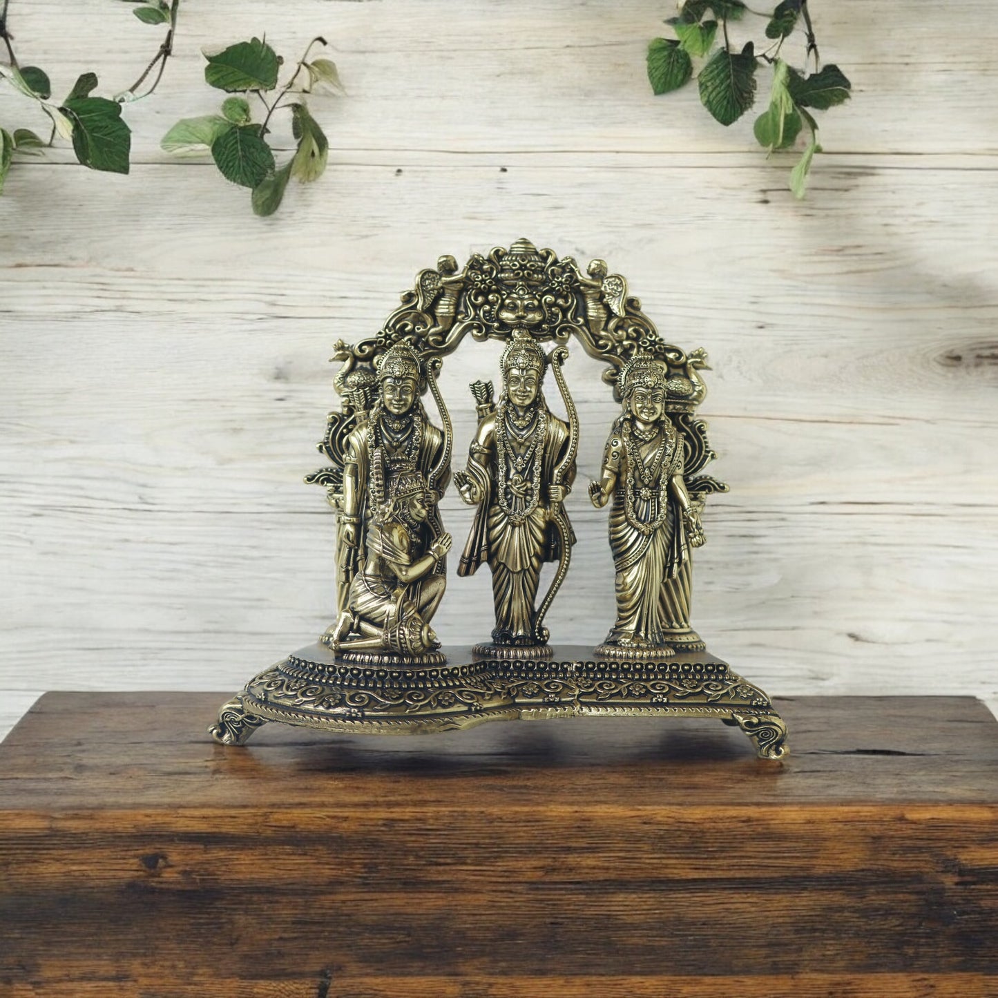 Ashtadhatu Ram Darbar In Brass Finish by Satgurus