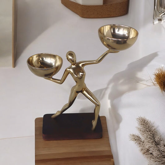 Abstract Lady Candle Holder by Satgurus