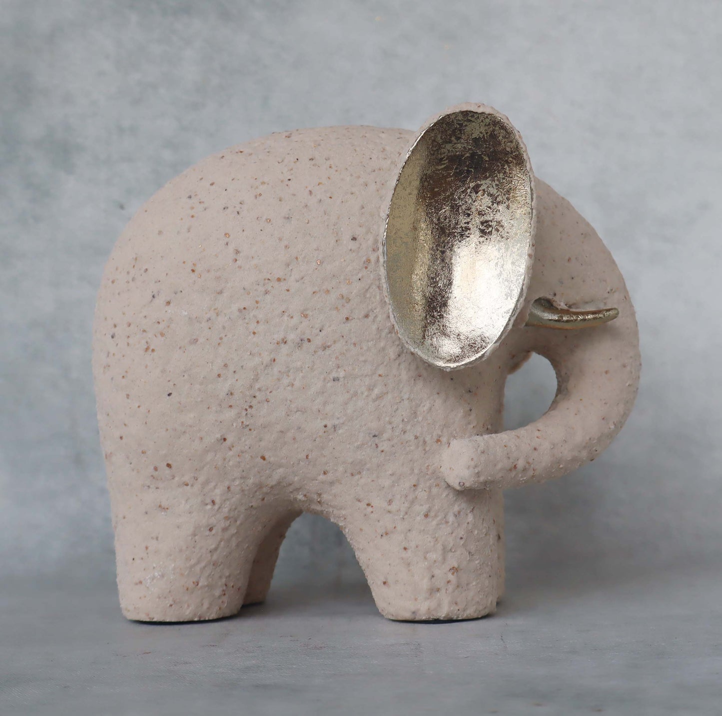 Cute Baby Elephant In Sand Finish by Satgurus