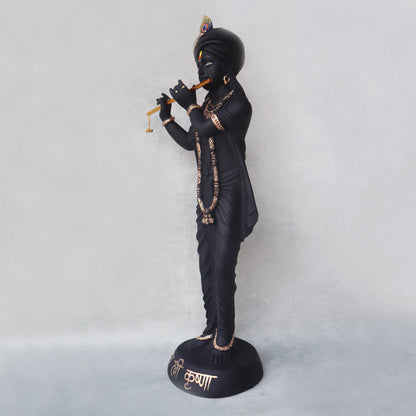 Pagdi Krishna Idol / Black by Satgurs