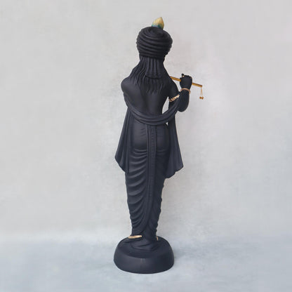 Pagdi Krishna Idol / Black by Satgurs