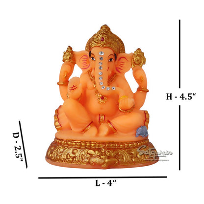 Blessing Ganesha / Coral Matt by Satgurus