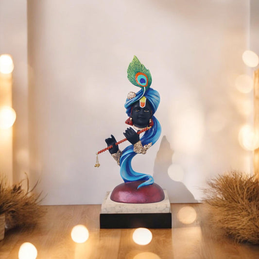 Krishna On Oval Base by Satgurus