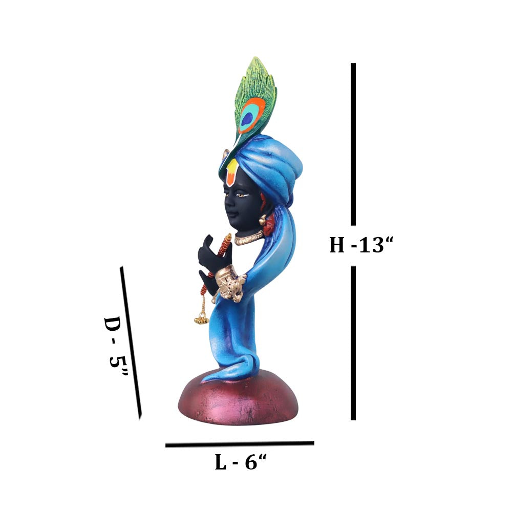 Krishna On Oval Base by Satgurus