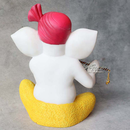 Pagdi Bansuri Ganesha By Satguru's