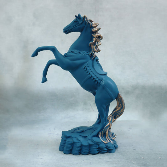 Rearing Blue Horse by Satgurus