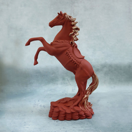 Rearing Pastel Orange Horse by Satgurus