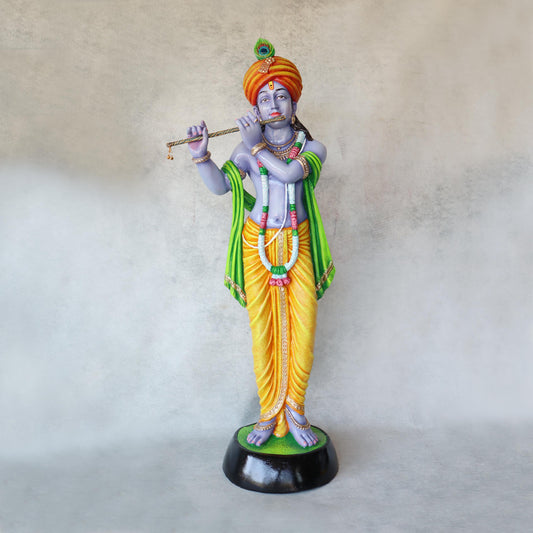 Standing Krishna Idol / Colorful by Satgurus