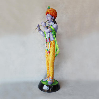 Standing Krishna Idol / Colorful by Satgurus