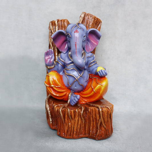 Ganesha Sitting On Log by Satgurus