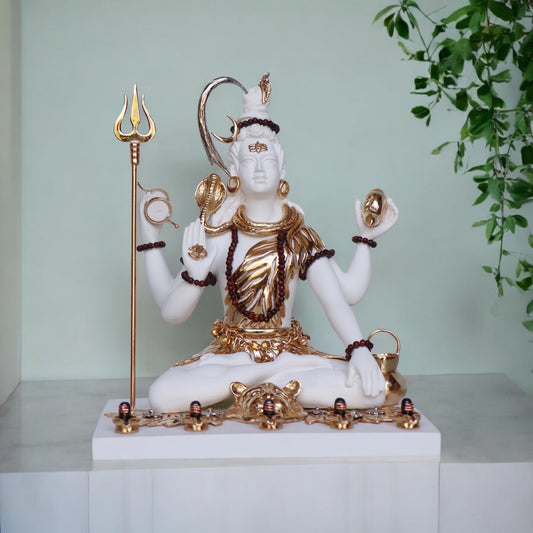 Shiva Idol With Shivlings by Satgurus