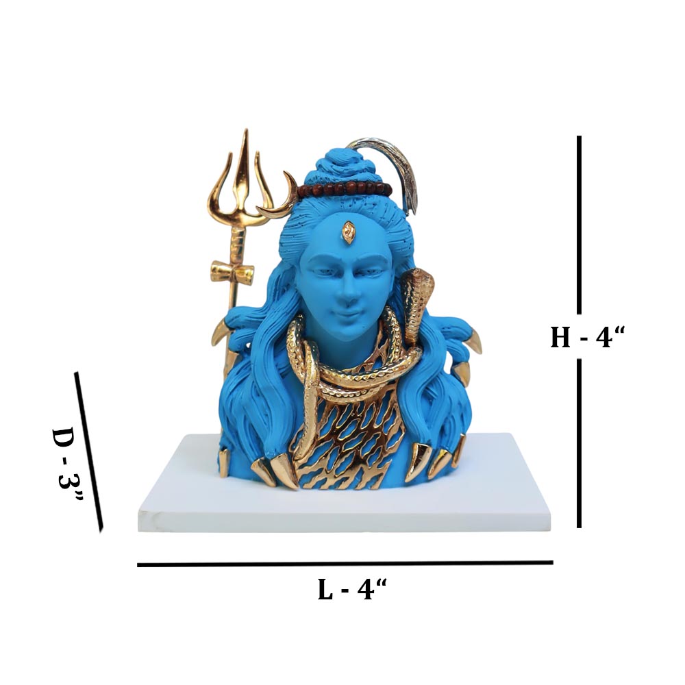 Shiva Head On Base by Satgurus