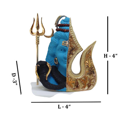 Shiva With Gold Plated by Satgurus