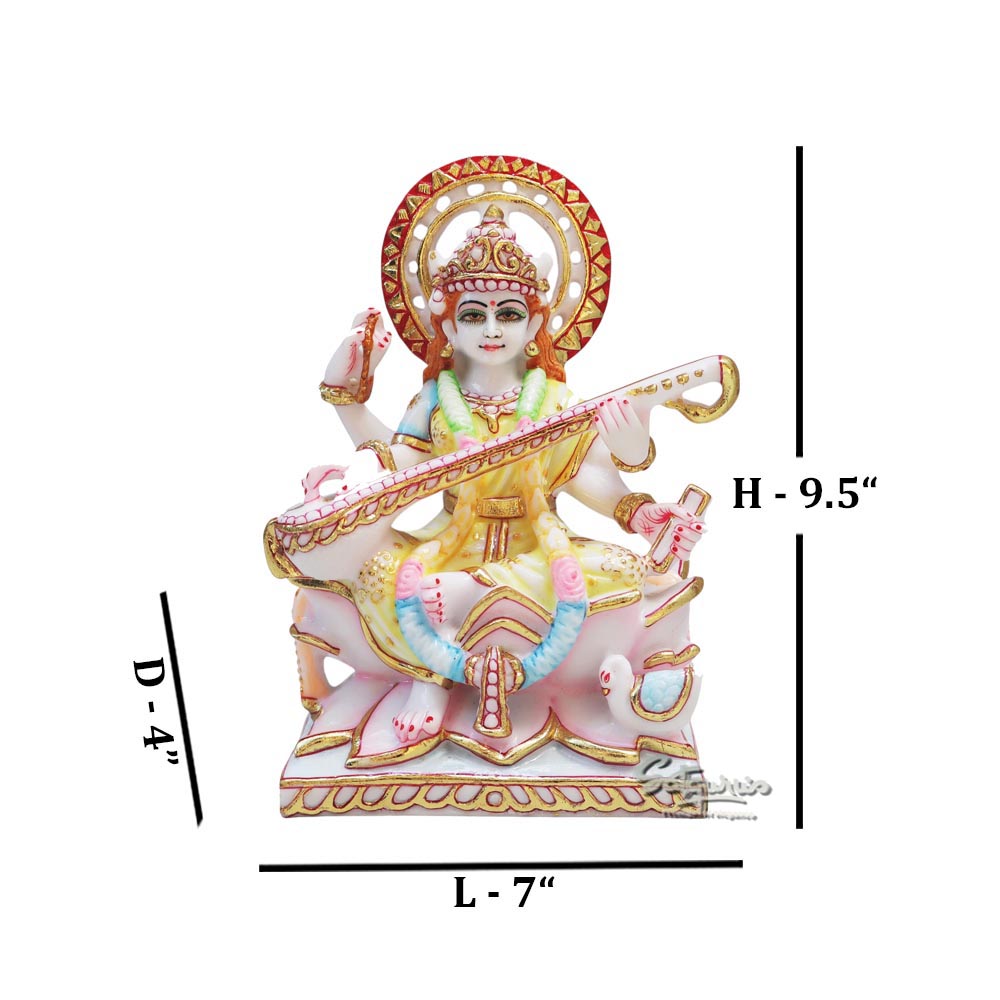 Saraswati Idol / Colourfull by Satgurus