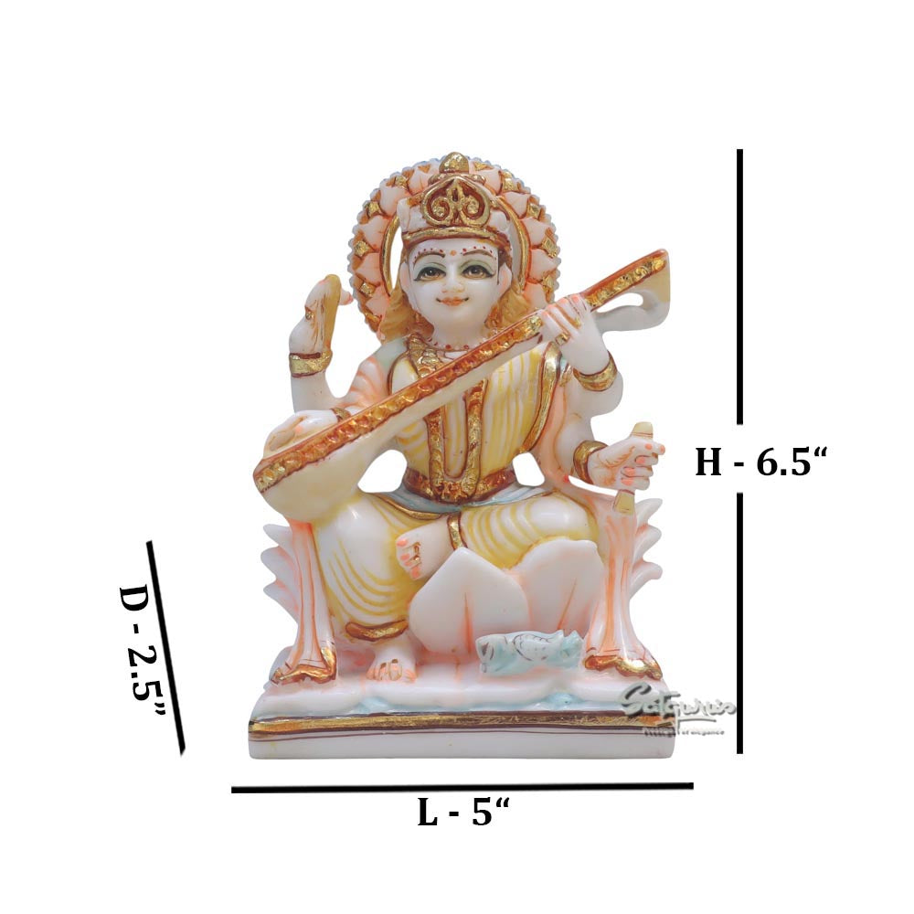 Lotus base Saraswati / Colourfull by Satgurus