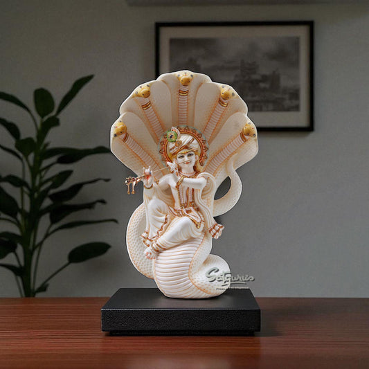 Krishna Sitting On Sheshnag by Satgurus