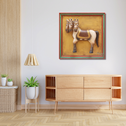 4 Horse Head Mural by Satgurus