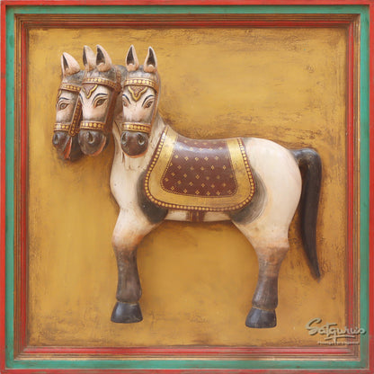 4 Horse Head Mural by Satgurus