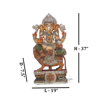 Abhaya Seated Ganesha by Satgurus