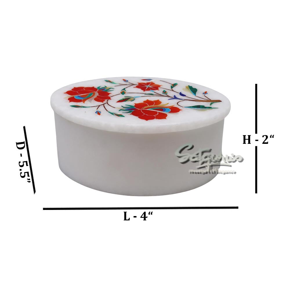 Oval Box / Inlay Work by Satgurus