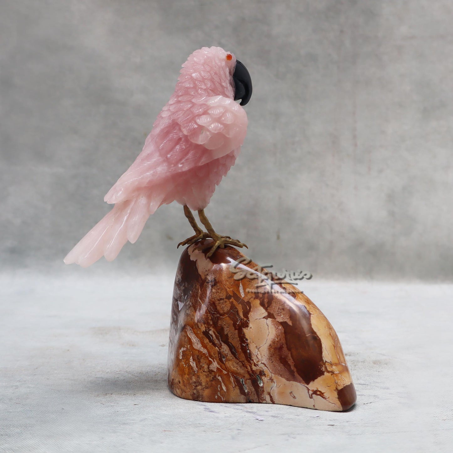 Semi  Precious Stone Parrot by Satgurus