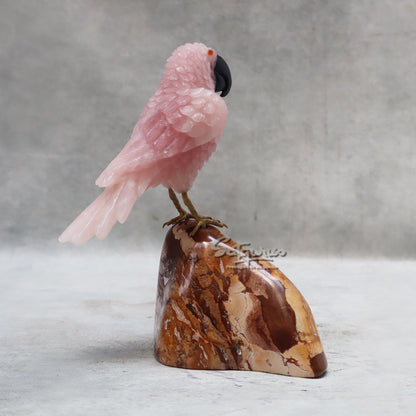 Semi  Precious Stone Parrot by Satgurus