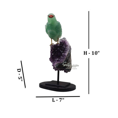 Semi  Precious Stone Bird by Satgurus