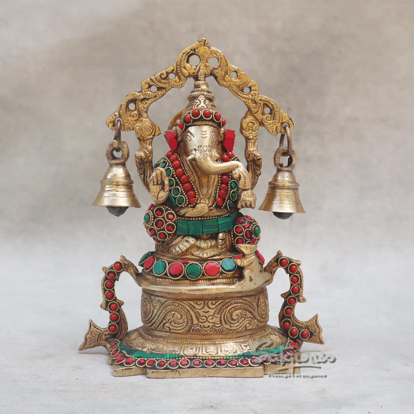 Ganesha Idol With Bells by Satgurus
