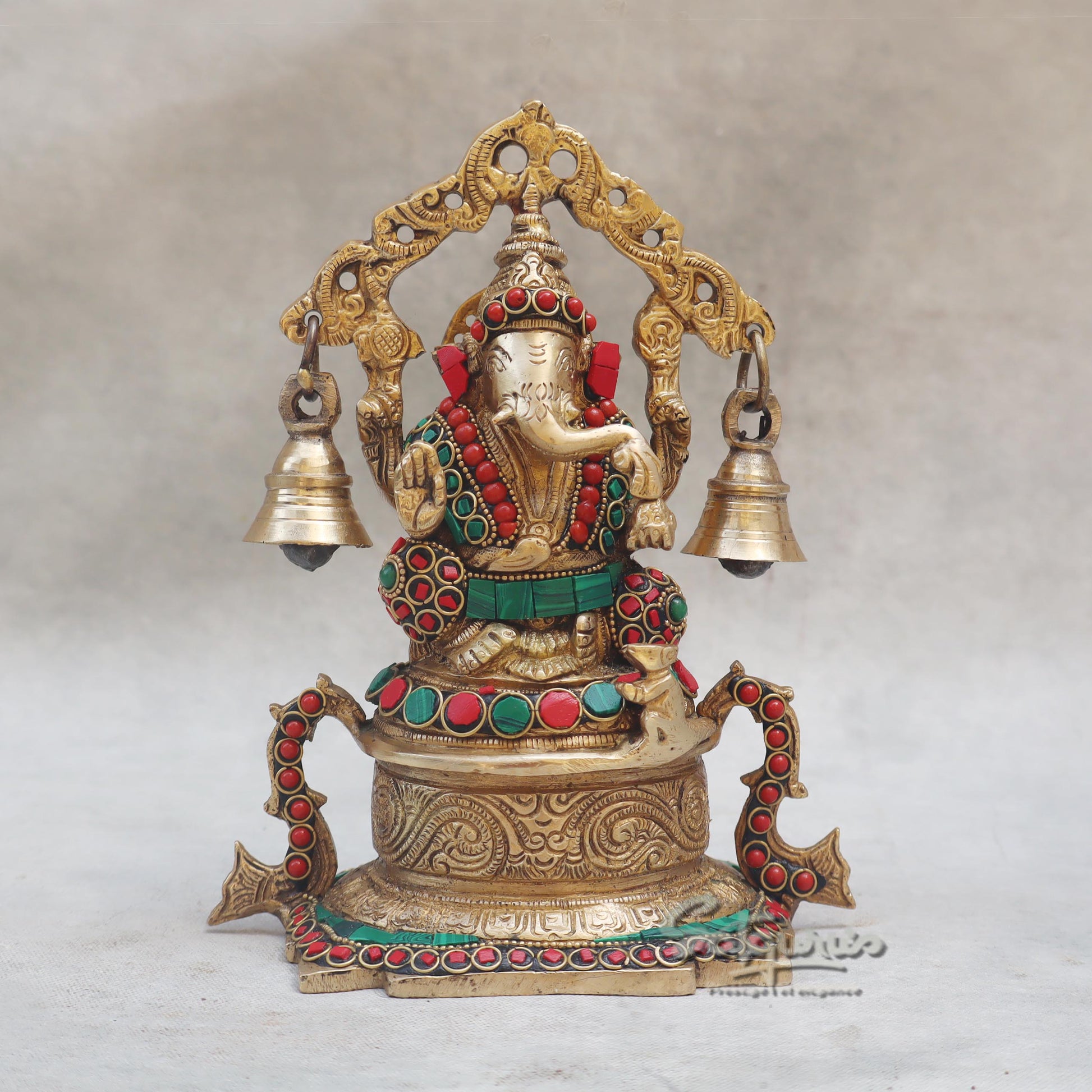 Ganesha Idol With Bells by Satgurus